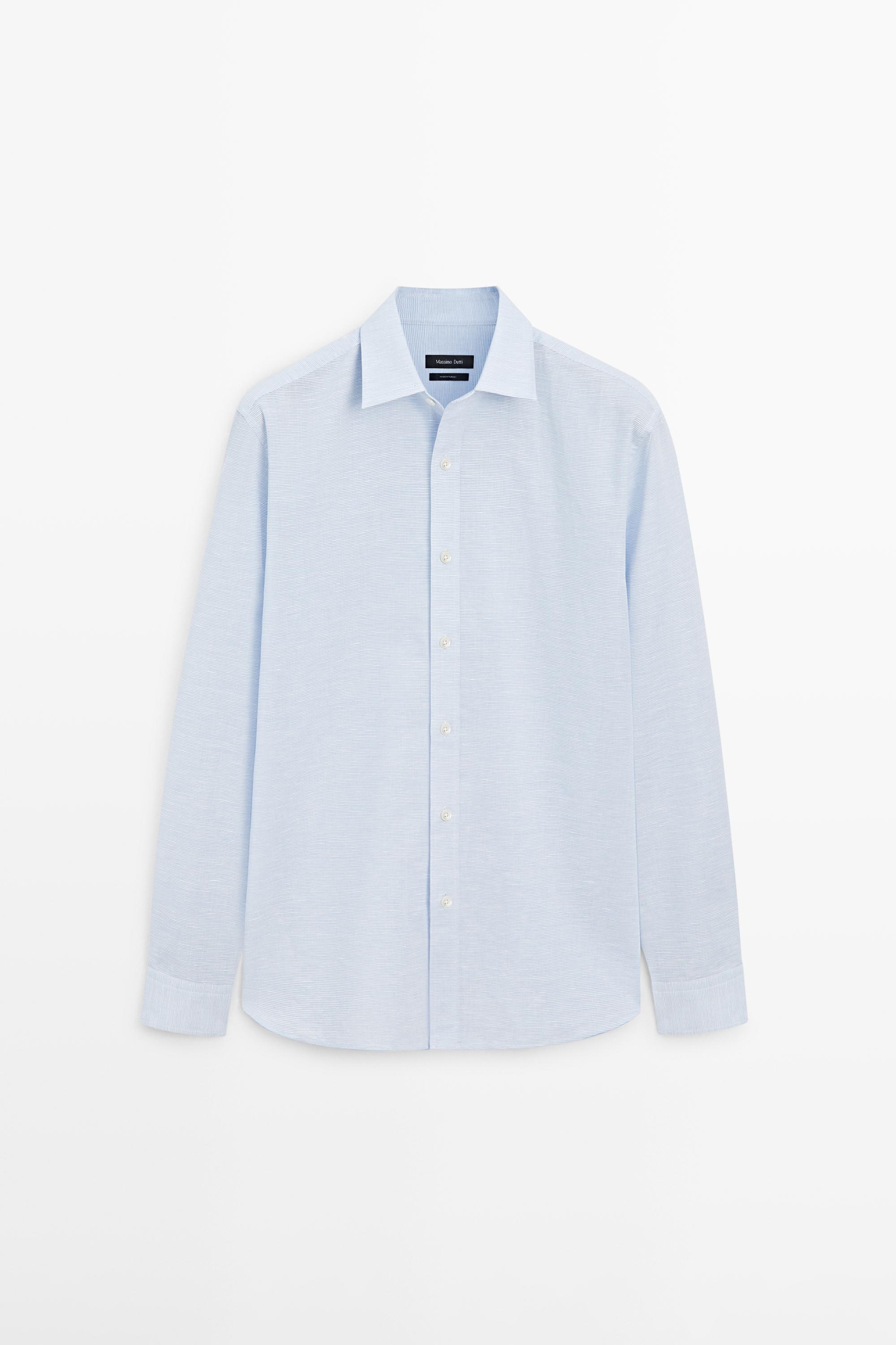 Chemise regular fit en lin
